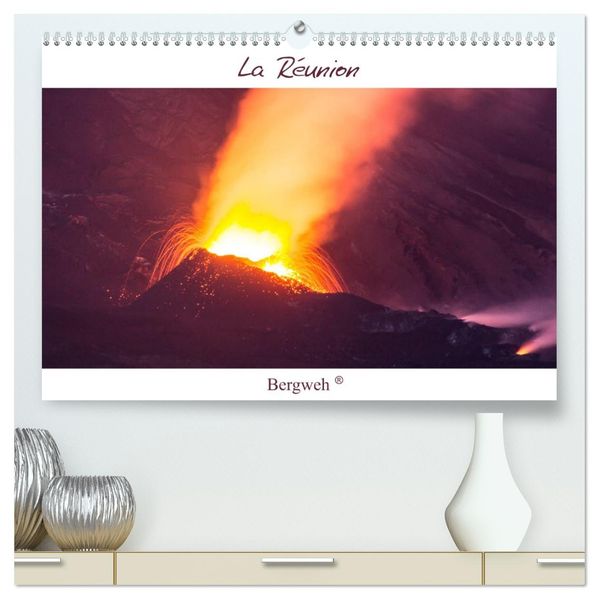 La Réunion - Bergweh ® (hochwertiger Premium Wandkalender 2027 DIN A2 quer) Kunstdruck in Hochglanz