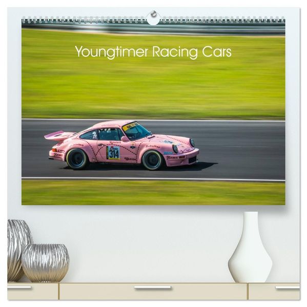 Youngtimer Racing Cars (hochwertiger Premium Wandkalender 2027 DIN A2 quer) Kunstdruck in Hochglanz