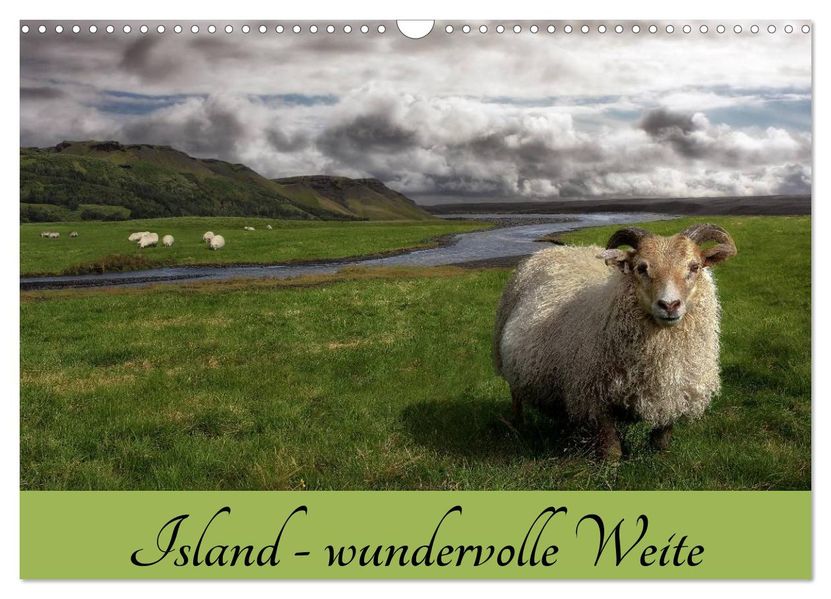 Island - wundervolle Weite (Wandkalender 2027 DIN A3 quer) CALVENDO Monatskalender