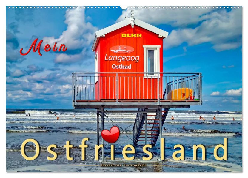 Mein Ostfriesland (Wandkalender 2027 DIN A2 quer) CALVENDO Monatskalender