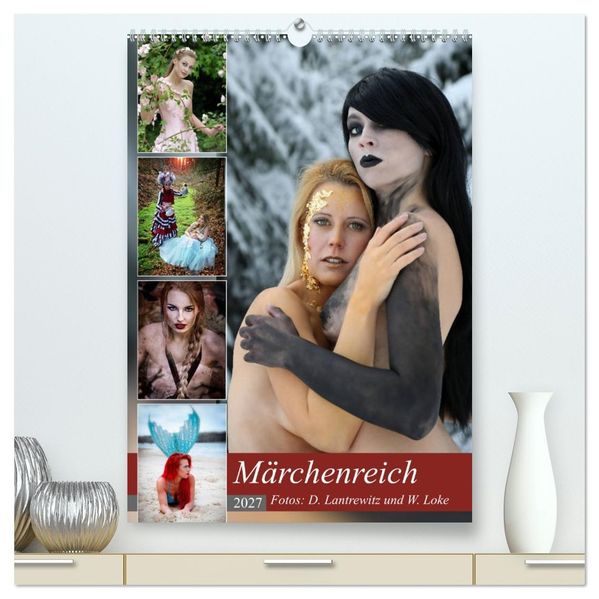 Märchenreich (hochwertiger Premium Wandkalender 2027 DIN A2 hoch) Kunstdruck in Hochglanz