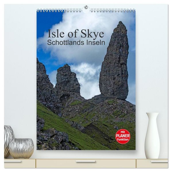 Isle of Skye - Schottlands Inseln - Familienplaner (hochwertiger Premium Wandkalender 2027 DIN A2 hoch) Kunstdruck in Hochglanz
