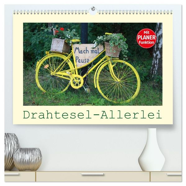 Drahtesel-Allerlei (hochwertiger Premium Wandkalender 2027 DIN A2 quer) Kunstdruck in Hochglanz