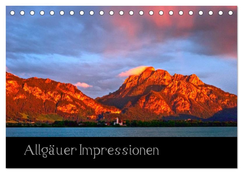 Allgäuer Impressionen (Tischkalender 2027 DIN A5 quer) CALVENDO Monatskalender