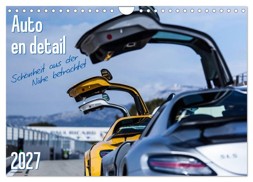 Auto en detail (Wandkalender 2027 DIN A4 quer) CALVENDO Monatskalender