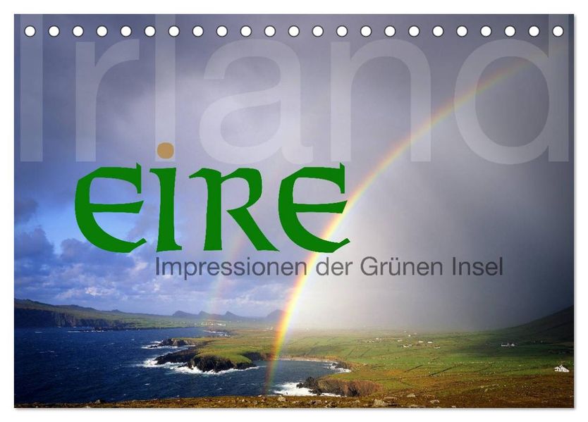 Irland/Eire - Impressionen der Grünen Insel (Tischkalender 2027 DIN A5 quer) CALVENDO Monatskalender