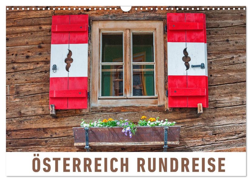 Österreich Rundreise (Wandkalender 2027 DIN A3 quer) CALVENDO Monatskalender