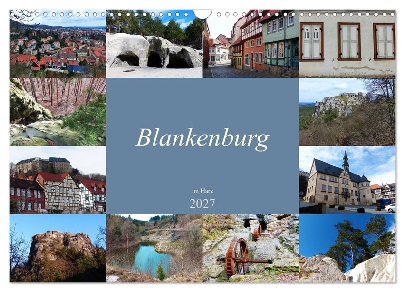Blankenburg im Harz (Wandkalender 2027 DIN A3 quer) CALVENDO Monatskalender