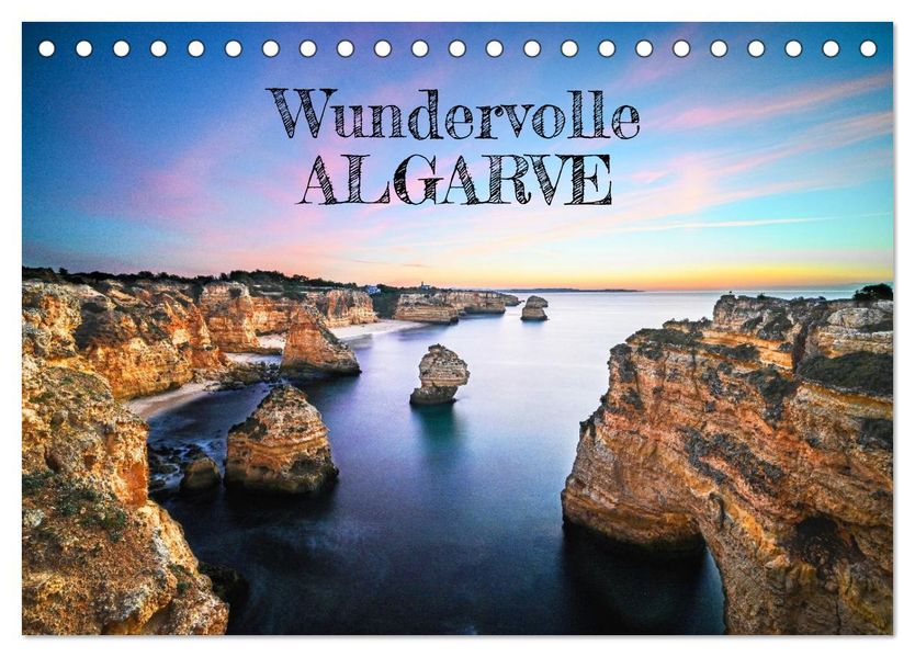 Wundervolle Algarve (Tischkalender 2027 DIN A5 quer) CALVENDO Monatskalender