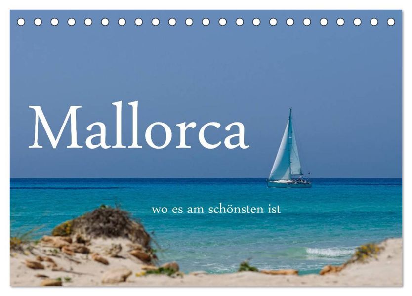 Mallorca wo es am schönsten ist (Tischkalender 2027 DIN A5 quer) CALVENDO Monatskalender