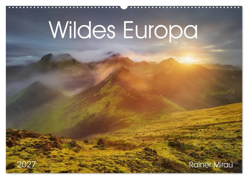 Wildes Europa 2027 (Wandkalender 2027 DIN A2 quer) CALVENDO Monatskalender