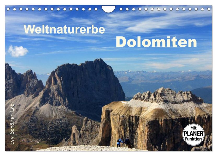 Weltnaturerbe DOLOMITEN (Wandkalender 2027 DIN A4 quer) CALVENDO Monatskalender