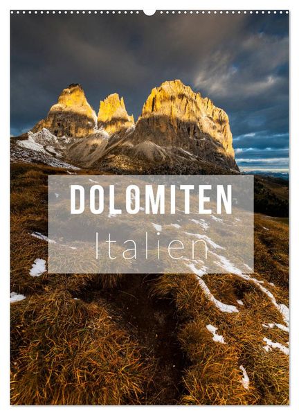 Dolomiten. Italien (Wandkalender 2027 DIN A2 hoch) CALVENDO Monatskalender