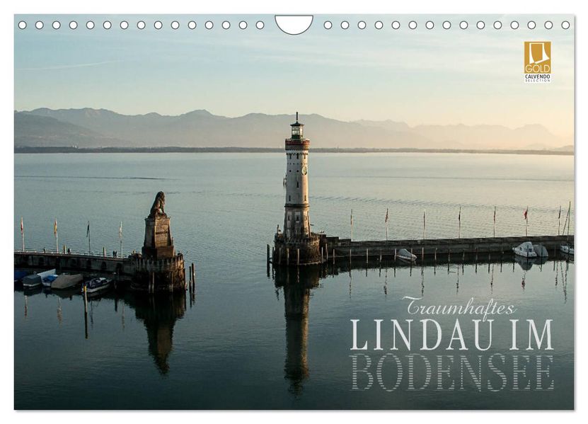 Traumhaftes Lindau im Bodensee (Wandkalender 2027 DIN A4 quer) CALVENDO Monatskalender