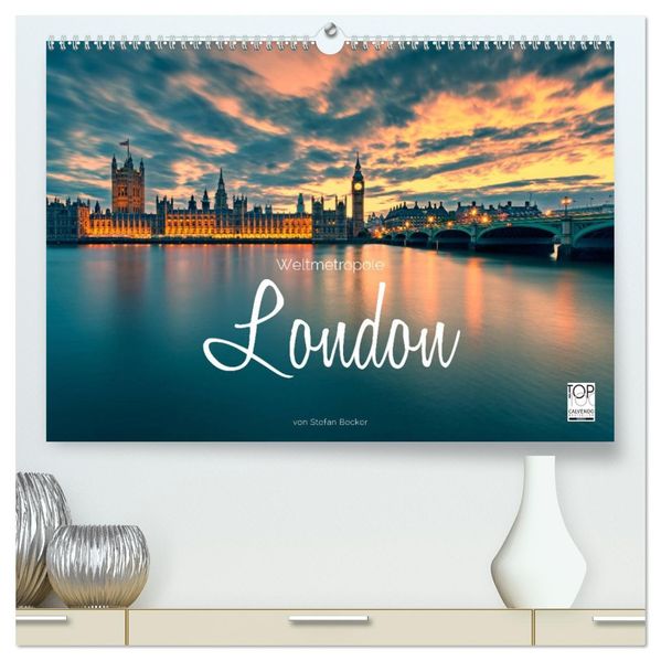 Weltmetropole London (hochwertiger Premium Wandkalender 2027 DIN A2 quer) Kunstdruck in Hochglanz