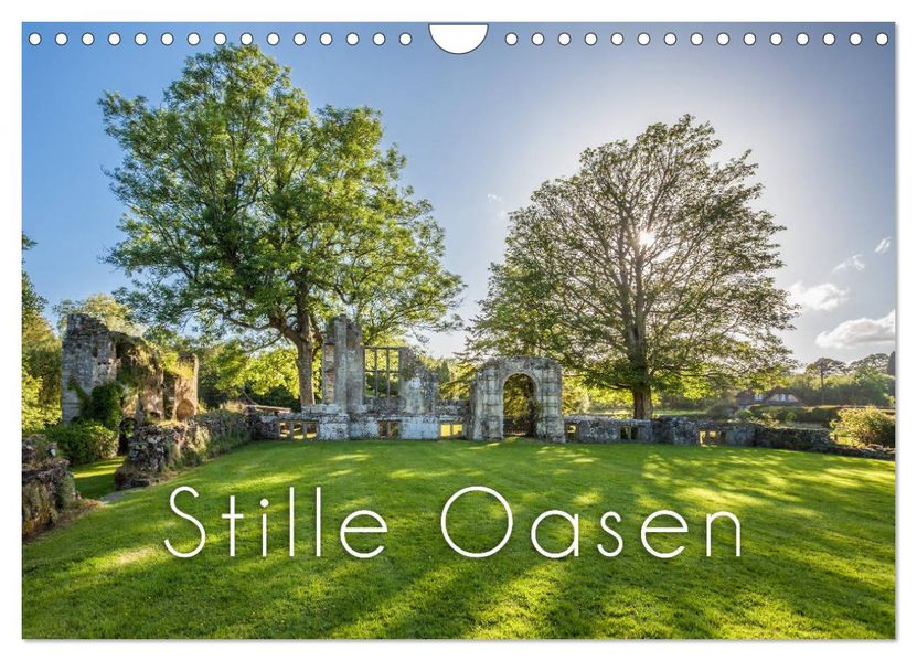 Stille Oasen (Wandkalender 2027 DIN A4 quer) CALVENDO Monatskalender