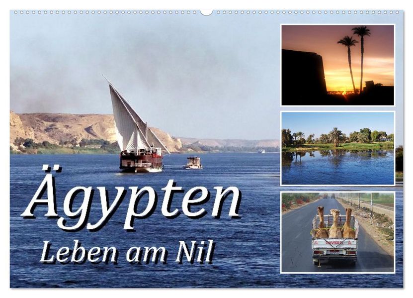 Ägypten - Leben am Nil (Wandkalender 2027 DIN A2 quer) CALVENDO Monatskalender