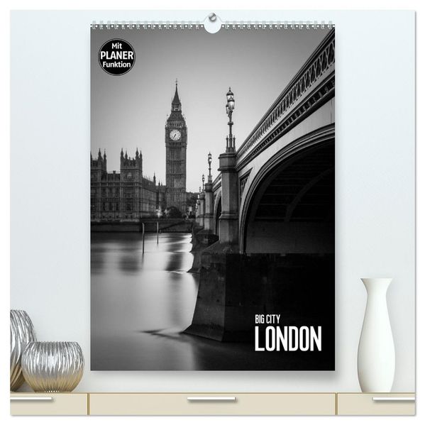 Big City London (hochwertiger Premium Wandkalender 2027 DIN A2 hoch) Kunstdruck in Hochglanz