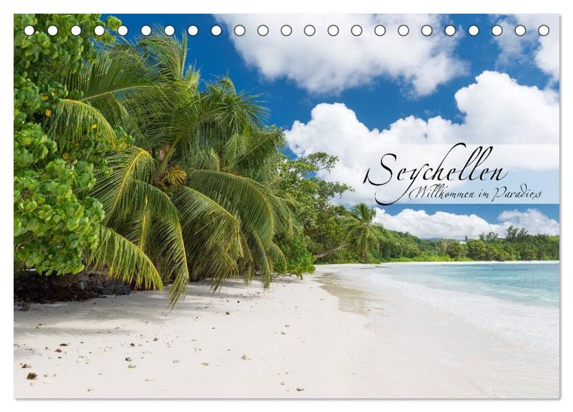 Seychellen - Willkommen im Paradies (Tischkalender 2027 DIN A5 quer) CALVENDO Monatskalender
