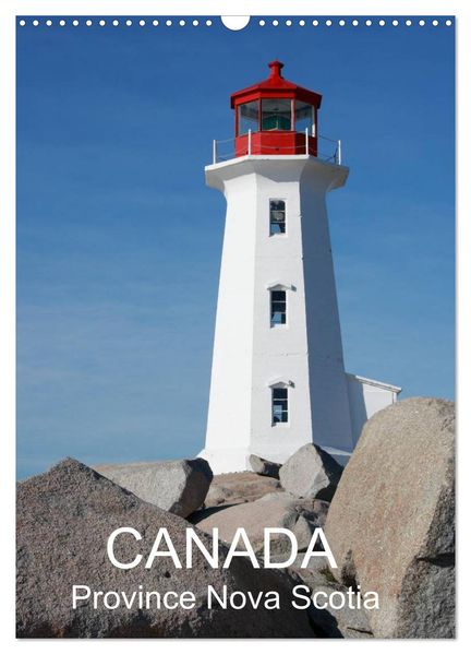 Canada Province Nova Scotia (Wall Calendar 2027 DIN A3 portrait) CALVENDO 12 Month Wall Calendar