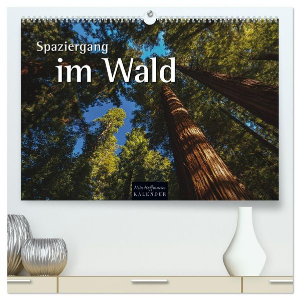 Spaziergang im Wald (hochwertiger Premium Wandkalender 2027 DIN A2 quer) Kunstdruck in Hochglanz