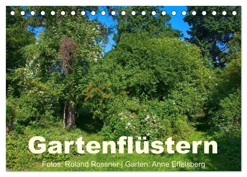 Gartenflüstern (Tischkalender 2027 DIN A5 quer) CALVENDO Monatskalender