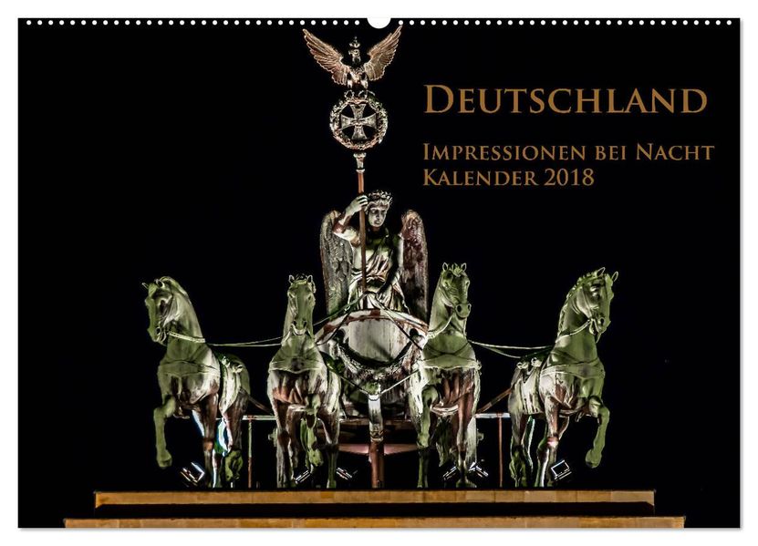 Deutschland Impressionen bei Nacht (Wandkalender 2027 DIN A2 quer) CALVENDO Monatskalender