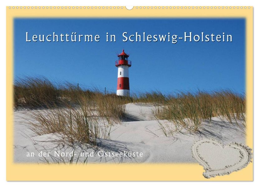 Leuchttürme Schleswig-Holsteins (Wandkalender 2027 DIN A2 quer) CALVENDO Monatskalender