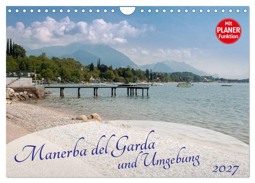 Gardasee - Manerba del Garda (Wandkalender 2027 DIN A4 quer) CALVENDO Monatskalender
