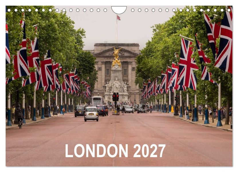 London 2027 (Wall Calendar 2027 DIN A4 landscape) CALVENDO 12 Month Wall Calendar