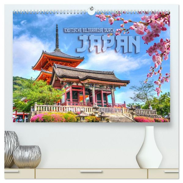 Exotische Bilderreise durch Japan (hochwertiger Premium Wandkalender 2027 DIN A2 quer) Kunstdruck in Hochglanz