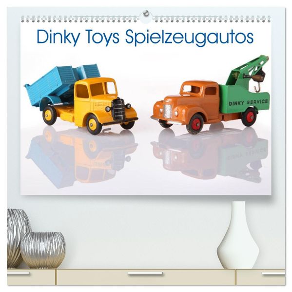 Dinky Toys Spielzeugautos (hochwertiger Premium Wandkalender 2027 DIN A2 quer) Kunstdruck in Hochglanz