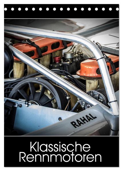 Klassische Rennmotoren (Tischkalender 2027 DIN A5 hoch) CALVENDO Monatskalender