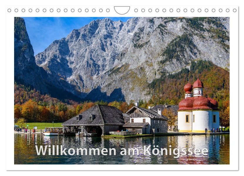 Willkommen am Königssee (Wandkalender 2027 DIN A4 quer) CALVENDO Monatskalender