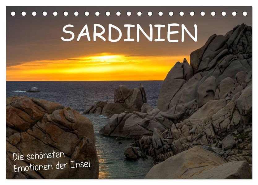 Sardinien - die schönsten Emotionen der Insel (Tischkalender 2027 DIN A5 quer) CALVENDO Monatskalender