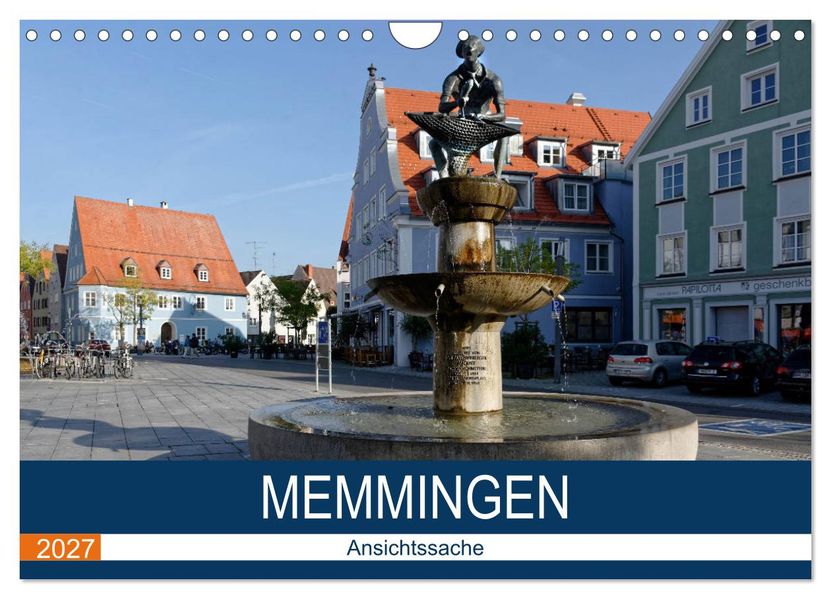 Memmingen - Ansichtssache (Wandkalender 2027 DIN A4 quer) CALVENDO Monatskalender