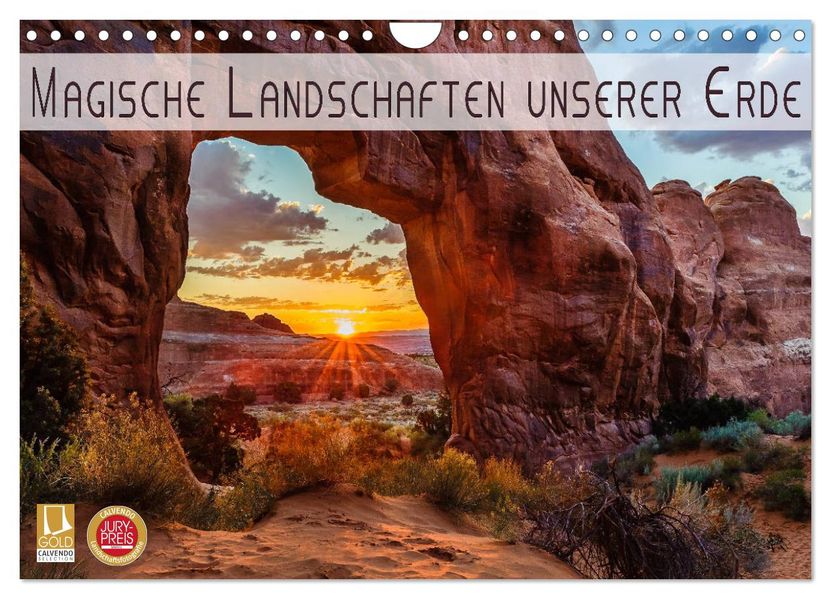 Magische Landschaften unserer Erde (Wandkalender 2027 DIN A4 quer) CALVENDO Monatskalender