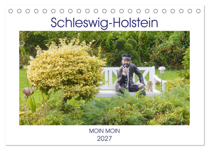 Schleswig-Holstein Moin Moin (Tischkalender 2027 DIN A5 quer) CALVENDO Monatskalender
