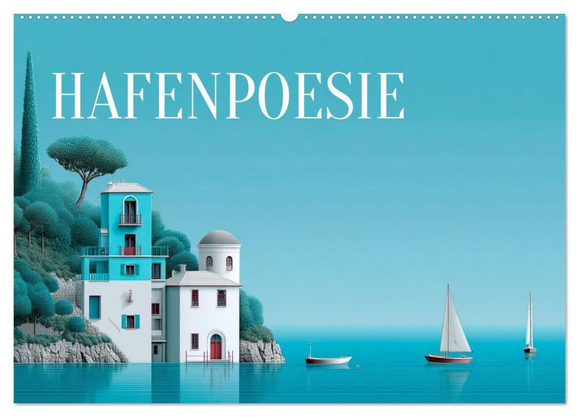 Hafenpoesie (Wandkalender 2027 DIN A2 quer) CALVENDO Monatskalender