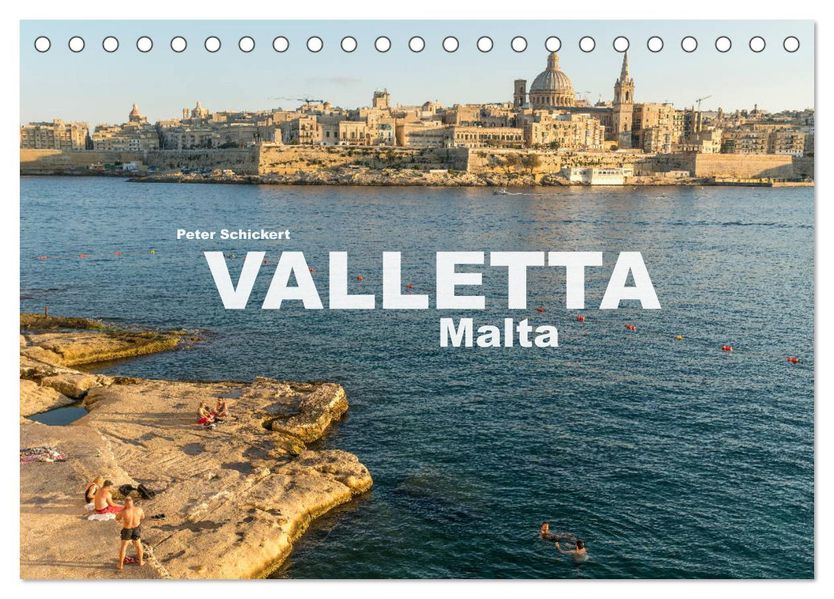 Valletta - Malta (Tischkalender 2027 DIN A5 quer) CALVENDO Monatskalender