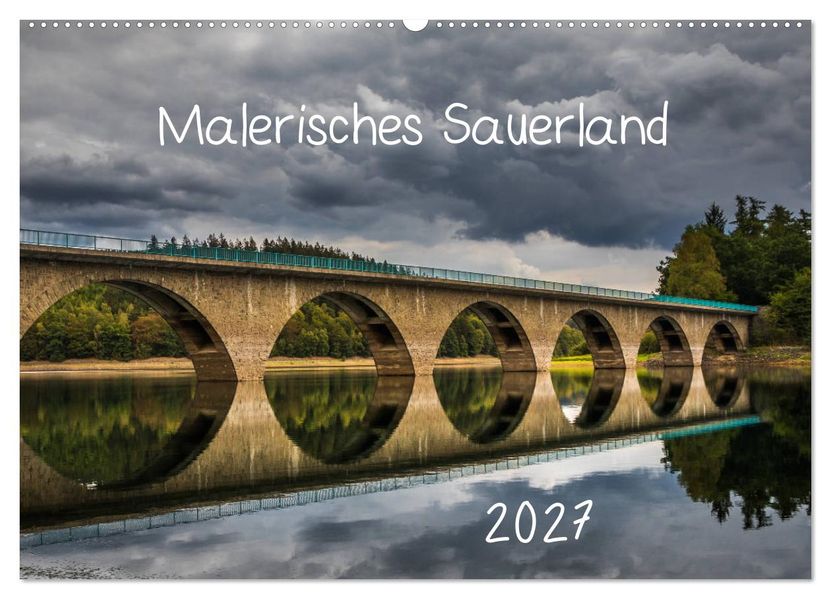 Malerisches Sauerland (Wandkalender 2027 DIN A2 quer) CALVENDO Monatskalender