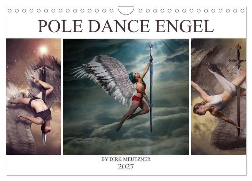 Pole Dance Engel (Wandkalender 2027 DIN A4 quer) CALVENDO Monatskalender