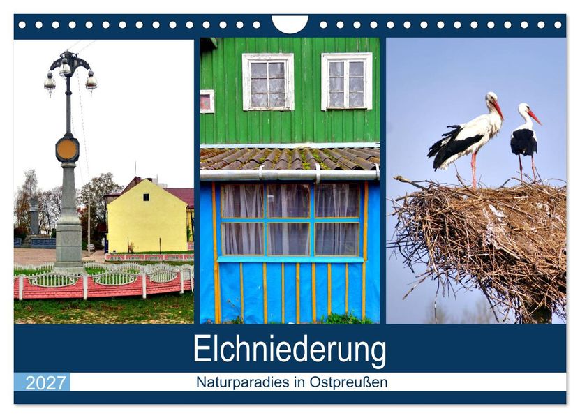 Elchniederung - Naturparadies in Ostpreußen (Wandkalender 2027 DIN A4 quer) CALVENDO Monatskalender
