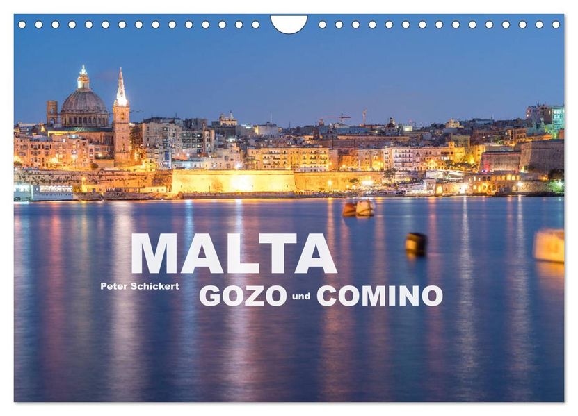 Malta - Gozo und Comino (Wandkalender 2027 DIN A4 quer) CALVENDO Monatskalender
