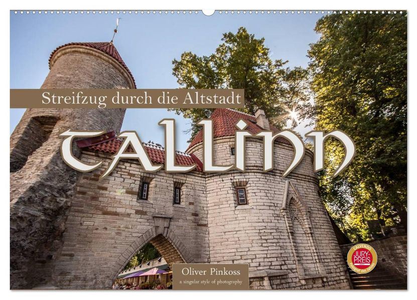 Tallinn - Streifzug durch die Altstadt (Wandkalender 2027 DIN A2 quer) CALVENDO Monatskalender