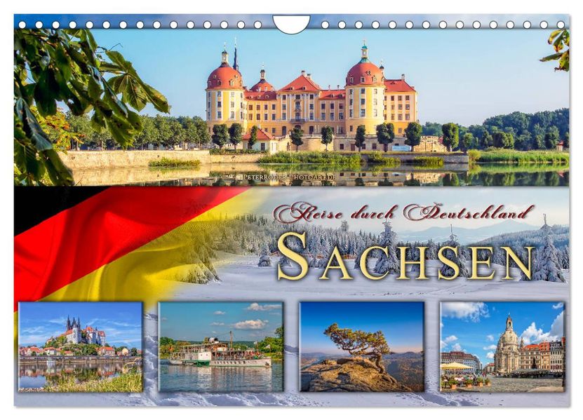 Reise durch Deutschland - Sachsen (Wandkalender 2027 DIN A4 quer) CALVENDO Monatskalender