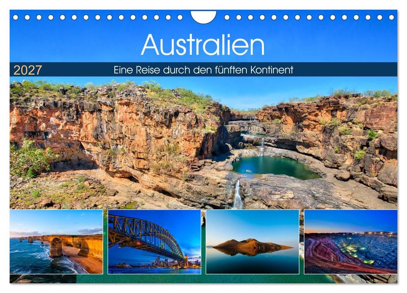 Australien - Travel The Gravel (Wandkalender 2027 DIN A4 quer) CALVENDO Monatskalender