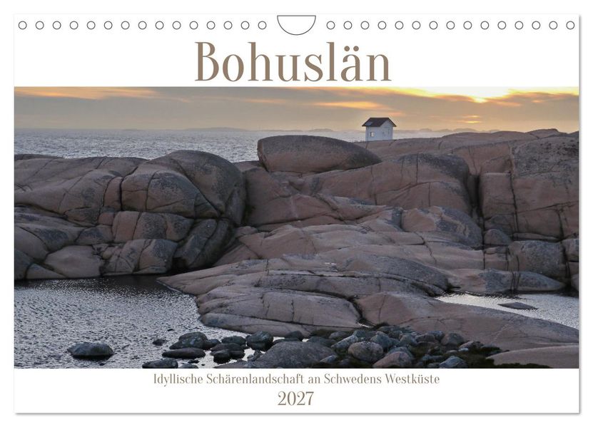 Bohuslän - Idyllische Schärenlandschaft an Schwedens Westküste (Wandkalender 2027 DIN A4 quer) CALVENDO Monatskalender