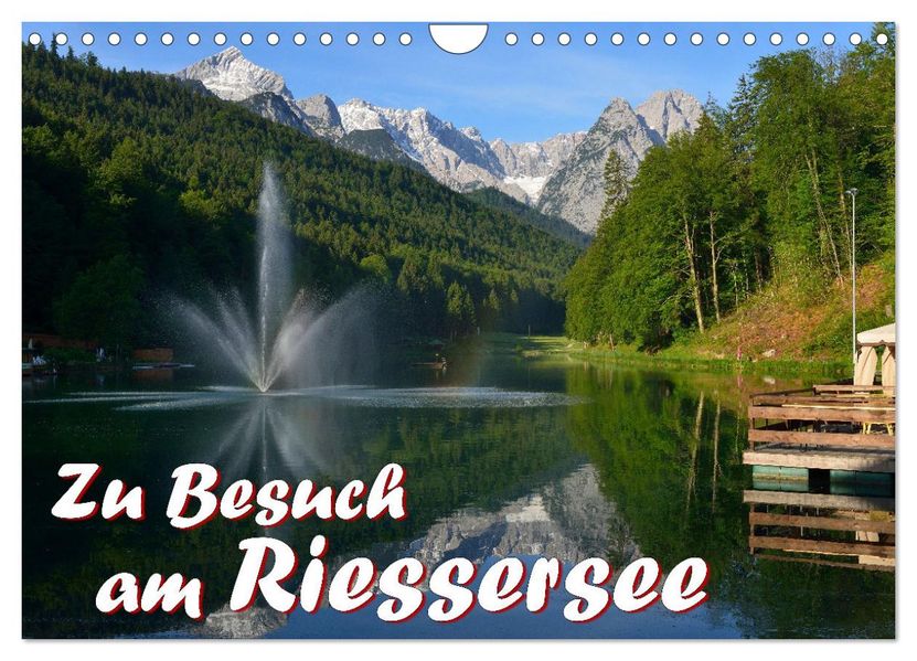 Zu Besuch am Riessersee (Wandkalender 2027 DIN A4 quer) CALVENDO Monatskalender