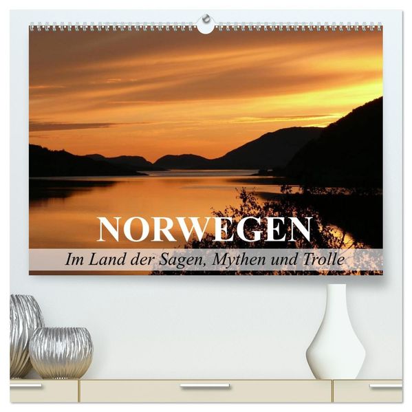 Norwegen - Im Land der Sagen Mythen und Trolle (hochwertiger Premium Wandkalender 2027 DIN A2 quer) Kunstdruck in Hochglanz